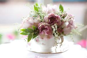 Teacup arrangement