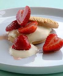 Stawberry and shortbread